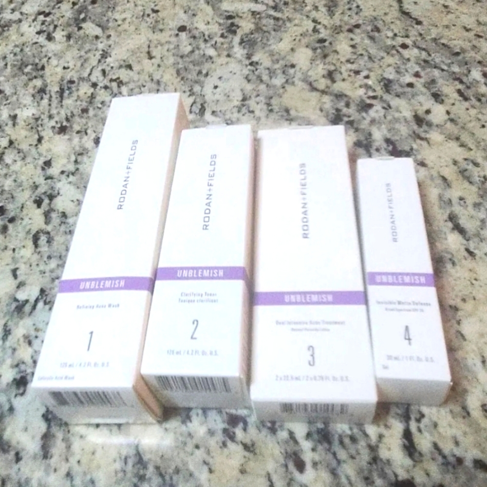 Rodan and Fields UNBLEMISH Regimen for Acne NEW & SEALED Full Size Exp 2025